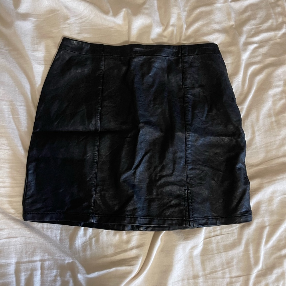 Forever 21 Faux Leather Mini Skirt